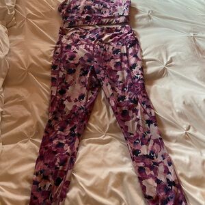 Floral Women's Workout Set